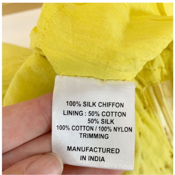 Free People Yellow A-Line Skirt - Picture 5 of 7